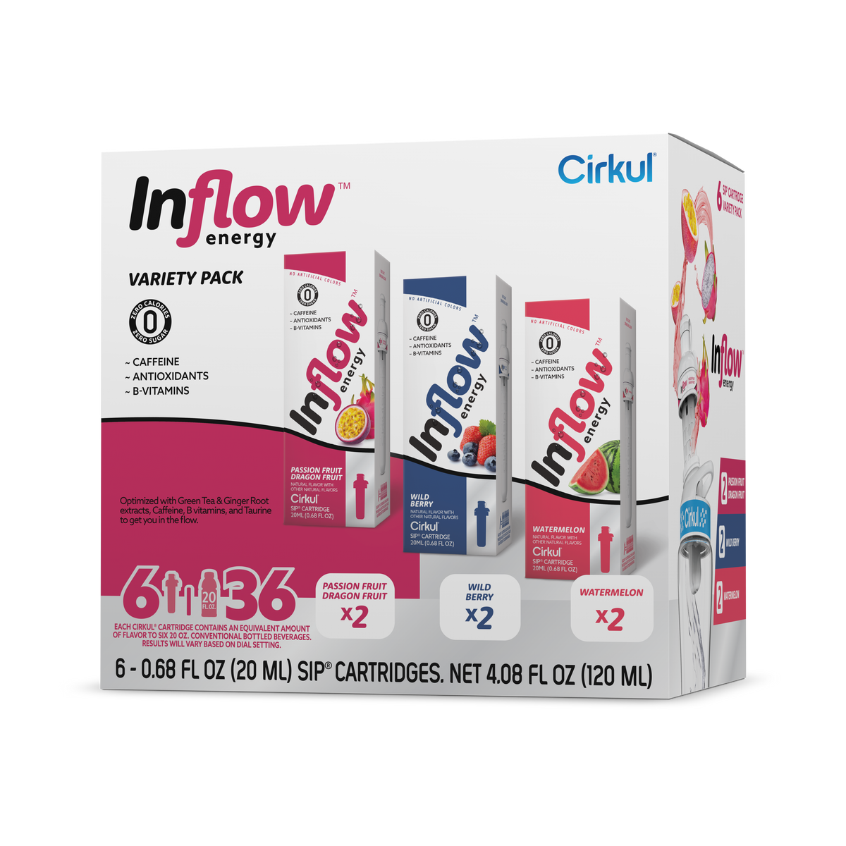 Inflow Energy® 6-Pack Variety Pack