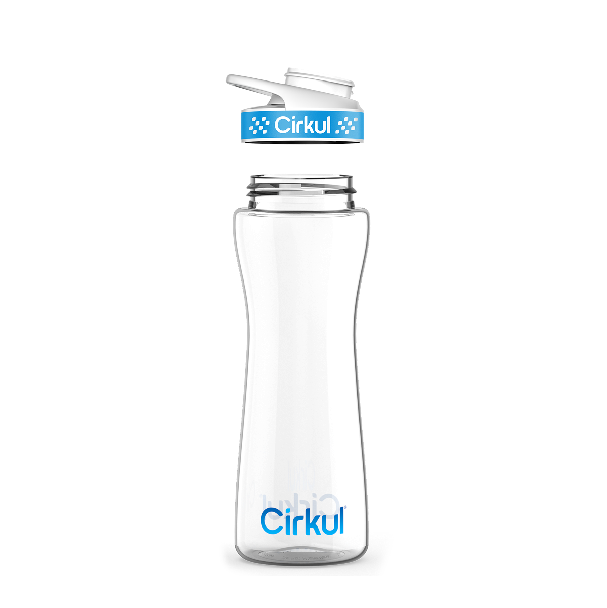 22oz. Plastic Bottle & Comfort Grip Lid