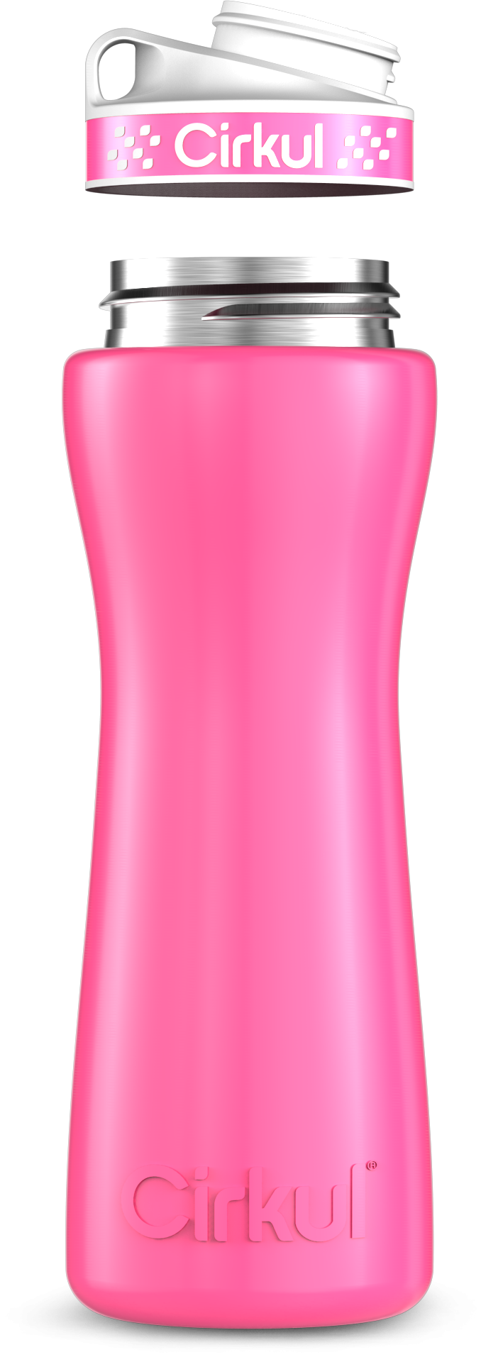 Custom 22oz. Stainless Steel Bottle & Comfort Grip Lid