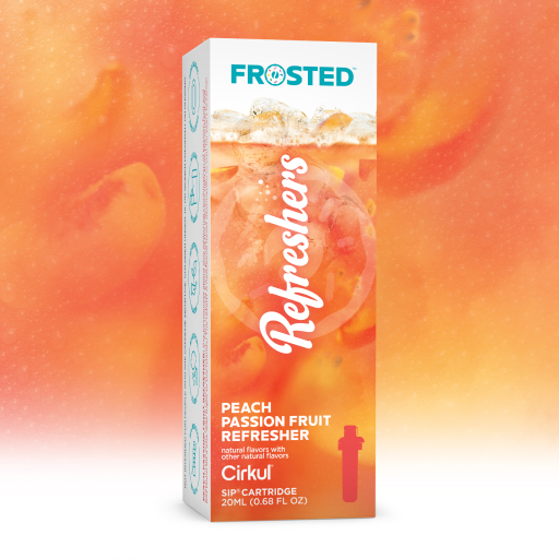 Frosted Peach Passion Fruit Refresher